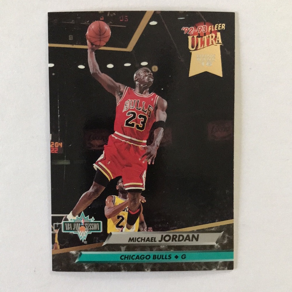92-93 Fleer Michael Jordan #216 + 19 cards in Jam Session Set
